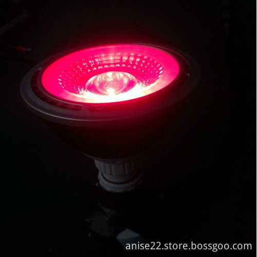 Hydroponic par38 18W full spectrum LED grow light with signal cob LED lamp